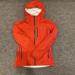 patagonia レインジャケット オレンジ