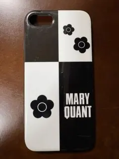 MARY QUANT モノクロ花柄 iPhoneケース