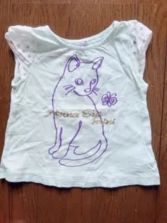 アナスイミニ ANNA SUI mini ネコ パフスリーブ 90 美品