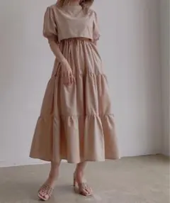 VANNIE U ティアード ワンピース