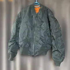 90s USA製 ALPHA アルファ MA-1 フライトジャケット M