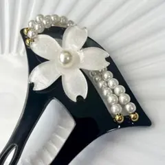 KZ001-a 簪 かんざし 黒色 結婚式 和装 髪飾り 卒業式 成人式 着物