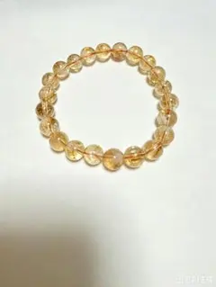 金運上昇】シトリン8mm 天然石ブレスレット 繁栄と富をもたらす幸運の