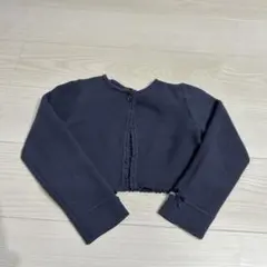 BeBe ネイビー カーディガン　ショート丈　120cm