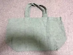 無印良品　リネン トートバッグ セージグリーンのサムネイル