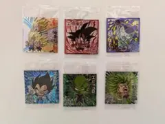 ドラゴンボール 超戦士シールウエハース超 激突の戦士たち　6枚セット
