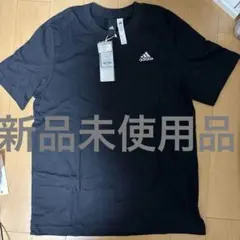 adidasメンズL ブラックＴシャツ