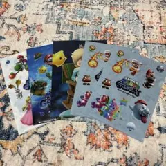 スーパーマリオギャラクシー クリアファイル5枚セット