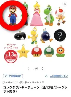 【USJ】SUPER NINTENDO WORLD コレクタブルキーチェーン