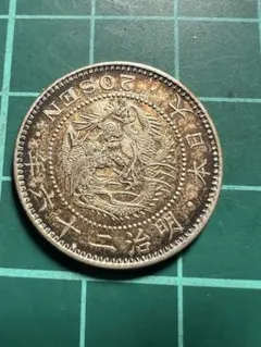日本銀貨 竜10銭銀貨 明治35年 - メルカリ