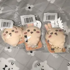 うさぎだらけくじ ぬいぐるみバッジ 3点セット