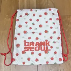 CRANK SEOUL POP UP 限定 ノベルティ ナップサック いちご 苺のサムネイル