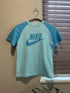 Nike 水色 ラグランスリーブ Tシャツ キッズTシャツ