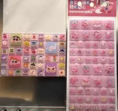 【正規品】　カービィタイルみたいなシール　クレヨンしんちゃんタイルシール 2枚組