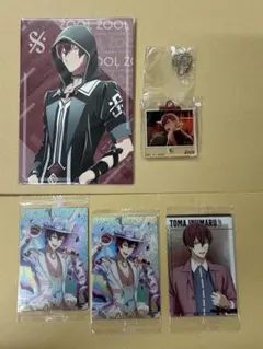アイドリッシュセブン ŹOOĻ 狗丸トウマ キーホルダー ウエハースポストカード