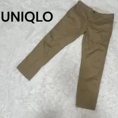 UNIQLO チノパン メンズ 85 ストレート ベージュ