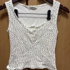 FLATYOU 花柄 タンクトップ