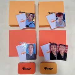 bts butter アルバム　トレカ　ジン wishlist] 💛Butter 버터 포카 모음🧡 (peach, cream, weverse, fc