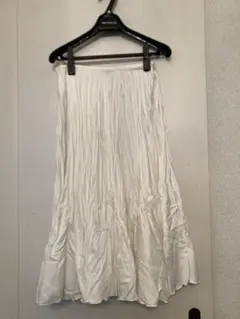 COMME CA ISMホワイト フレアスカートのサムネイル