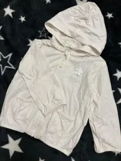 ホワイト フード付き パーカー 95