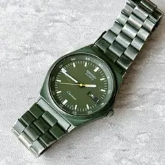 SEIKO セイコークロノス ブラック ヴィンテージ クォーツ 腕時計 メンズ