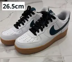 Nike Air Force 1 ホワイト/ダークグリーン 26.5cm