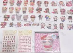 日焼けキティシール　ポーチセット