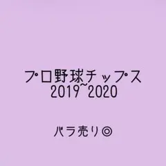 プロ野球チップス 2019~2020