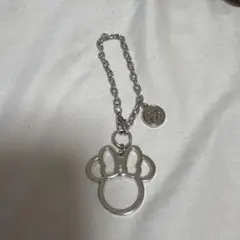 ディズニー100周年ミニーキーチェーン