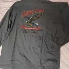 WEGO　ヴィンテージライクプリントTシャツ　ロンT