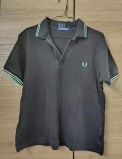Fred Perry ブラック ポロシャツ 38
