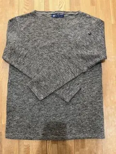 美品 セントジェームス フランス製 バスクシャツ 杢グレー XSサイズ/送料無料