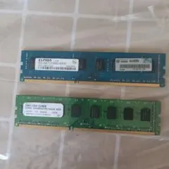 デスクトップ用メモリ 4GB×2枚 PC3-10600U
