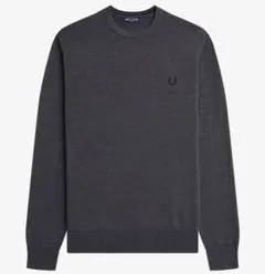 【FRED PERRY】クルーネックセーター ニット メリノウール