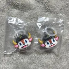 プロ野球選手マスコット めじるしアクセサリー　バファローブル オリックス ガチャ