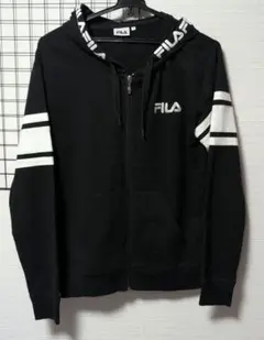 FILA ジップアップパーカー ブラック Mのサムネイル