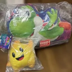 マリオ 一番くじ ラストワン賞 ヨッシークッション C賞チコぬいぐるみ