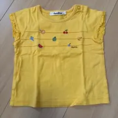 familiar フルーツ刺繍 Tシャツ 80サイズ