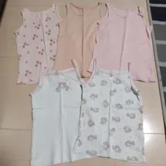 ユニクロ　サンリオ　ベビー肌着 5枚セット90-100