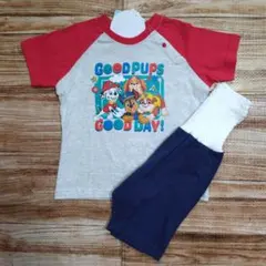 新品 未使用 パウ・パトロール 半袖 パジャマ 男の子 上下 90