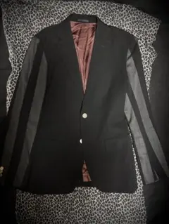 gothic stripe tailored jacket goth