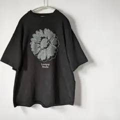 PUBLUX　刺繍Tシャツ　ブラック　S　古着のサムネイル
