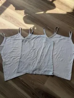 ユニクロ　AIRism エアリズム　キャミソール　130　3枚セット