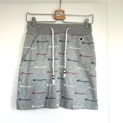 チャンピオンゴルフ⭐︎スカート　ライトグレー　総柄　総ゴム　medium Mサイズ