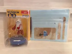 パペットスンスン HappyくじA賞おしゃべりフィギュアとE賞ジッパーバッグ