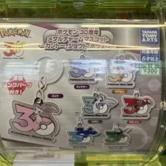 ポケモン 30周年 メタルチャームマスコット ガチャ