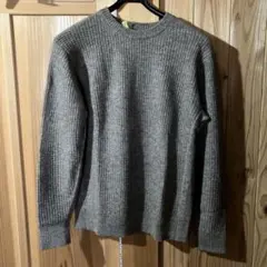 無印良品　リブ編みニット Mサイズ ウール70%