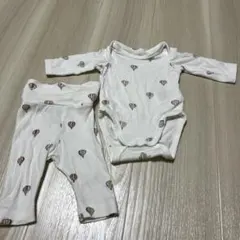 H&M オーガニックコットン 気球柄セット 0-1M