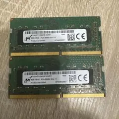Micronメモリ 8GB×2枚セット M*7様 Micron 8GB DDR4 メモリ 2枚セット - メルカリ