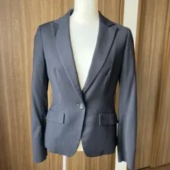 クミキョク テーラードジャケット ストライプ